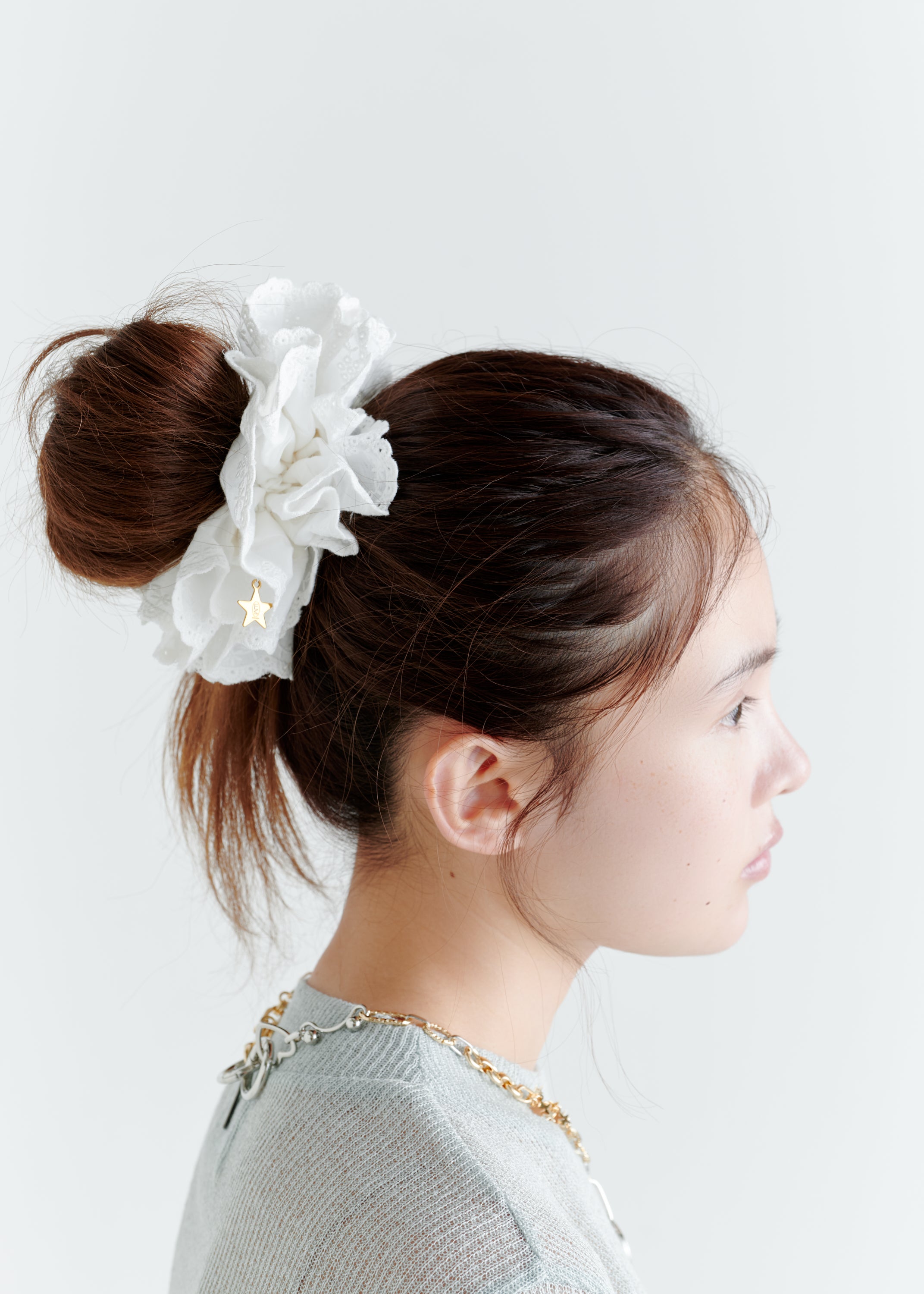 TIMELESS HAIR CHOUCHOU / White