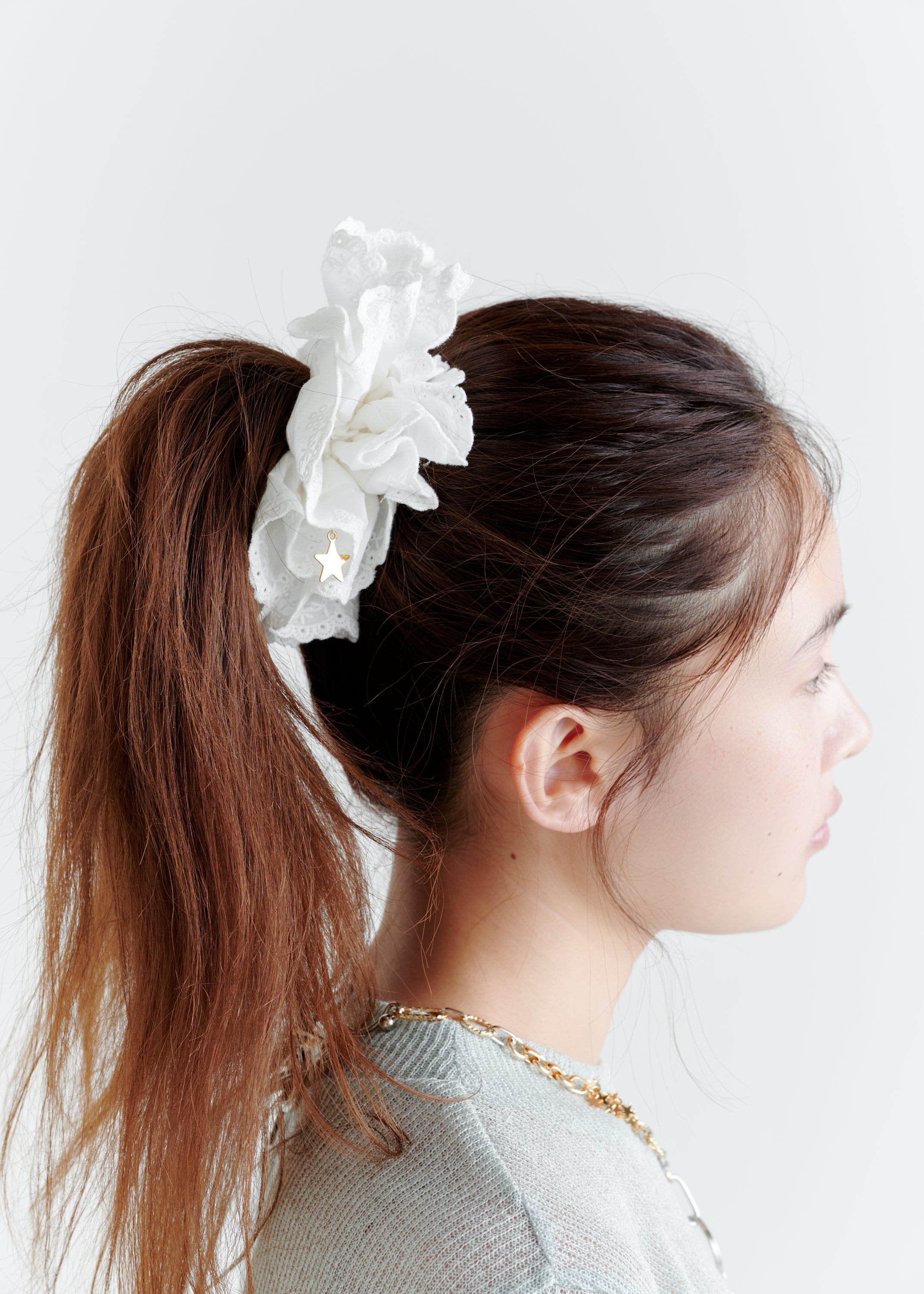 TIMELESS HAIR CHOUCHOU / White