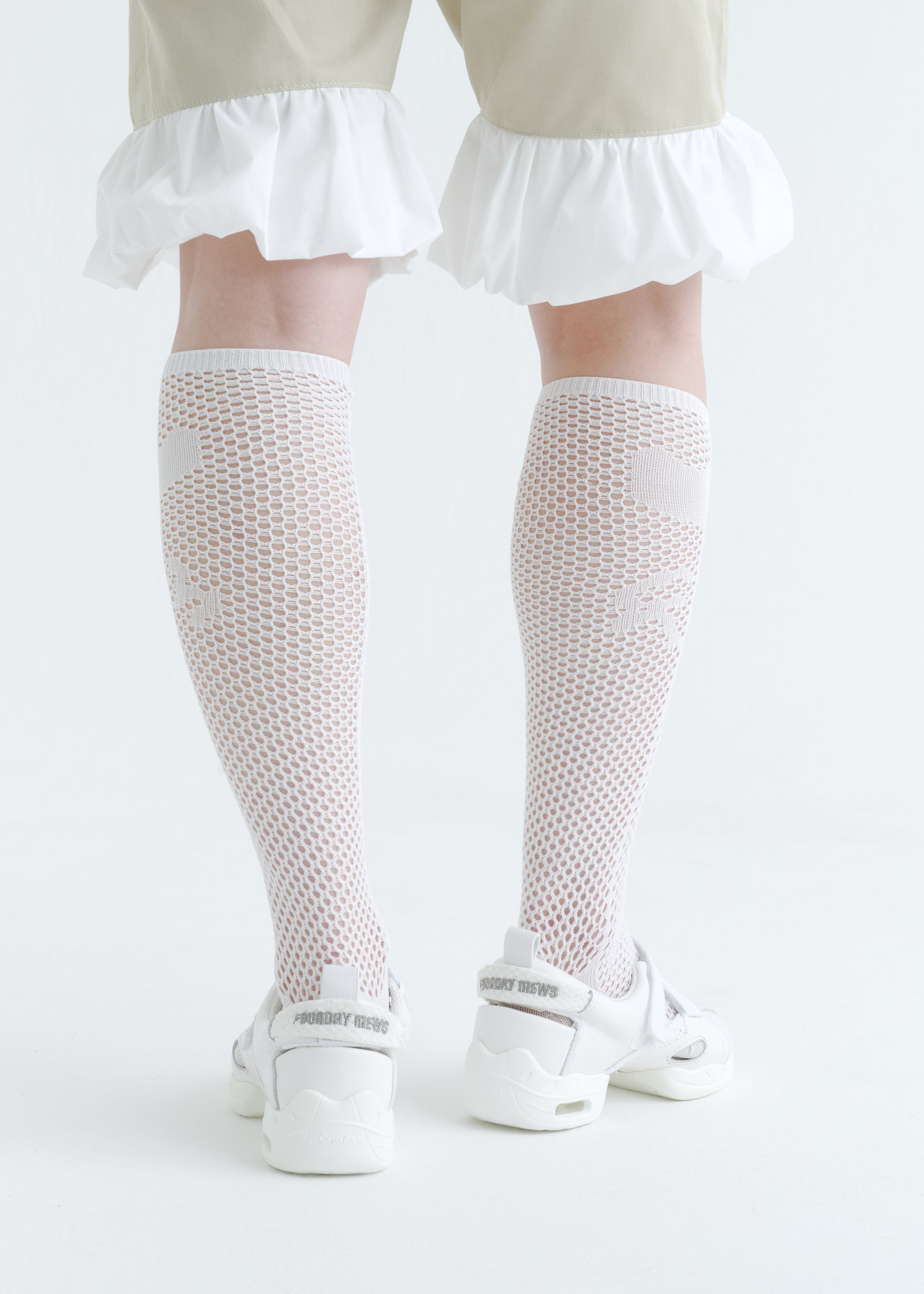 【MADE TO ORDER】Foundrymews / White canvas shoes